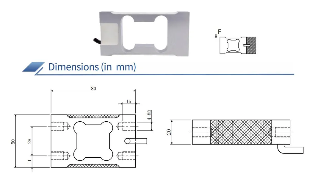 Aluminum Single Point Weight Sensor