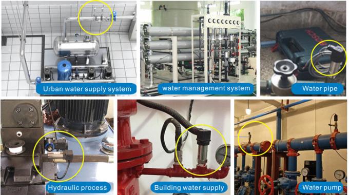 0-600bar दबाव रेंज डिफ्यूज्ड सिलिकॉन तेल दबाव सेंसर RPT202 0.5-4.5V आउटपुट और CE RoHS प्रमाणन के साथ 3