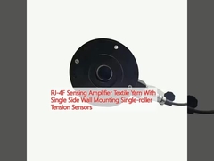 RJ-4F सेंसर एम्पलीफायर सिंगल साइड वॉल माउंटिंग सिंगल रोलर टेन्शन सेंसर के साथ कपड़ा यार्न
